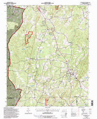 Seagrove North Carolina Historical topographic map, 1:24000 scale, 7.5 X 7.5 Minute, Year 1994
