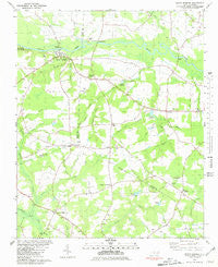Seven Springs North Carolina Historical topographic map, 1:24000 scale, 7.5 X 7.5 Minute, Year 1980