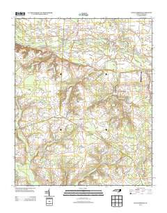 Seven Springs North Carolina Historical topographic map, 1:24000 scale, 7.5 X 7.5 Minute, Year 2013
