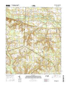 Seven Springs North Carolina Current topographic map, 1:24000 scale, 7.5 X 7.5 Minute, Year 2016