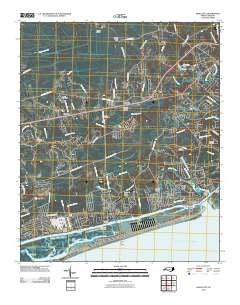Shallotte North Carolina Historical topographic map, 1:24000 scale, 7.5 X 7.5 Minute, Year 2010