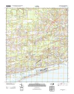 Shallotte North Carolina Historical topographic map, 1:24000 scale, 7.5 X 7.5 Minute, Year 2013