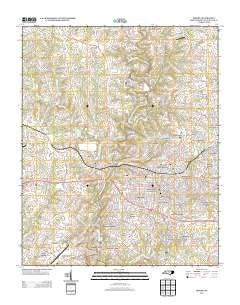 Shelby North Carolina Historical topographic map, 1:24000 scale, 7.5 X 7.5 Minute, Year 2013
