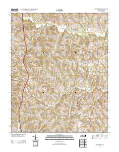 Shepherds North Carolina Historical topographic map, 1:24000 scale, 7.5 X 7.5 Minute, Year 2013