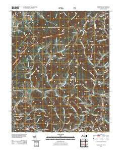 Sherwood North Carolina Historical topographic map, 1:24000 scale, 7.5 X 7.5 Minute, Year 2011