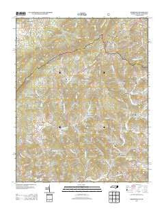 Sherwood North Carolina Historical topographic map, 1:24000 scale, 7.5 X 7.5 Minute, Year 2013