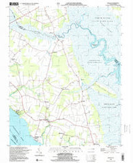 Shiloh North Carolina Historical topographic map, 1:24000 scale, 7.5 X 7.5 Minute, Year 1999