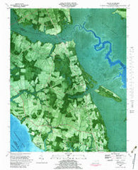 Shiloh North Carolina Historical topographic map, 1:24000 scale, 7.5 X 7.5 Minute, Year 1982