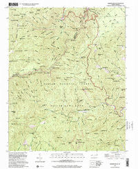 Shining Rock North Carolina Historical topographic map, 1:24000 scale, 7.5 X 7.5 Minute, Year 1997