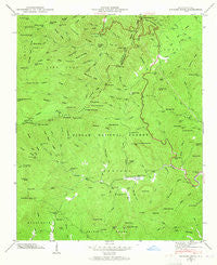 Shining Rock North Carolina Historical topographic map, 1:24000 scale, 7.5 X 7.5 Minute, Year 1946