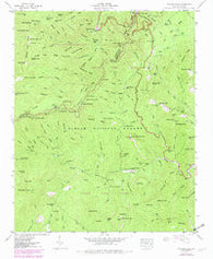 Shining Rock North Carolina Historical topographic map, 1:24000 scale, 7.5 X 7.5 Minute, Year 1946