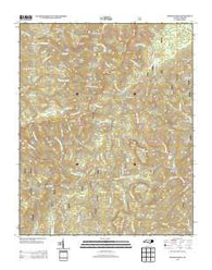 Shining Rock North Carolina Historical topographic map, 1:24000 scale, 7.5 X 7.5 Minute, Year 2013