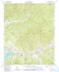 Shooting Creek North Carolina Historical topographic map, 1:24000 scale, 7.5 X 7.5 Minute, Year 1957