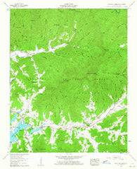Shooting Creek North Carolina Historical topographic map, 1:24000 scale, 7.5 X 7.5 Minute, Year 1957