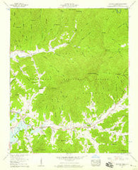 Shooting Creek North Carolina Historical topographic map, 1:24000 scale, 7.5 X 7.5 Minute, Year 1957