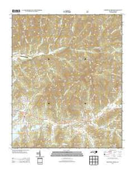 Shooting Creek North Carolina Historical topographic map, 1:24000 scale, 7.5 X 7.5 Minute, Year 2013
