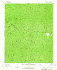 Silers Bald North Carolina Historical topographic map, 1:24000 scale, 7.5 X 7.5 Minute, Year 1964