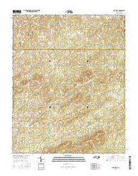 Silk Hope North Carolina Current topographic map, 1:24000 scale, 7.5 X 7.5 Minute, Year 2016