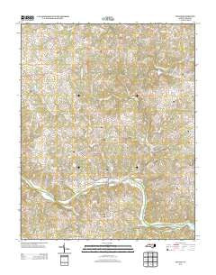 Siloam North Carolina Historical topographic map, 1:24000 scale, 7.5 X 7.5 Minute, Year 2013