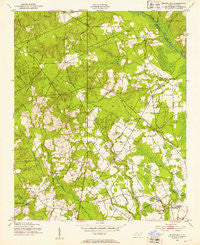 Silver Hill North Carolina Historical topographic map, 1:24000 scale, 7.5 X 7.5 Minute, Year 1949
