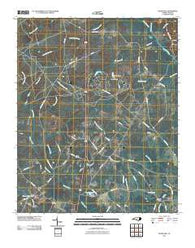Silver Hill North Carolina Historical topographic map, 1:24000 scale, 7.5 X 7.5 Minute, Year 2010