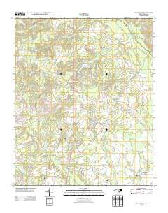Silver Hill North Carolina Historical topographic map, 1:24000 scale, 7.5 X 7.5 Minute, Year 2013