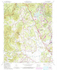 Skyland North Carolina Historical topographic map, 1:24000 scale, 7.5 X 7.5 Minute, Year 1965