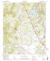 Skyland North Carolina Historical topographic map, 1:24000 scale, 7.5 X 7.5 Minute, Year 1965