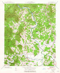 Skyland North Carolina Historical topographic map, 1:24000 scale, 7.5 X 7.5 Minute, Year 1942
