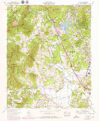 Skyland North Carolina Historical topographic map, 1:24000 scale, 7.5 X 7.5 Minute, Year 1965