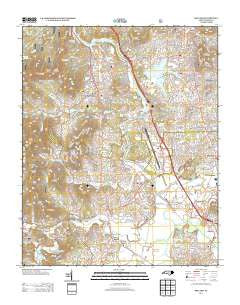 Skyland North Carolina Historical topographic map, 1:24000 scale, 7.5 X 7.5 Minute, Year 2013