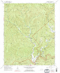 Smokemont North Carolina Historical topographic map, 1:24000 scale, 7.5 X 7.5 Minute, Year 1964