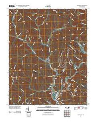Smokemont North Carolina Historical topographic map, 1:24000 scale, 7.5 X 7.5 Minute, Year 2010