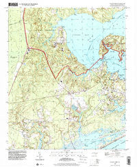 Sneads Ferry North Carolina Historical topographic map, 1:24000 scale, 7.5 X 7.5 Minute, Year 1997