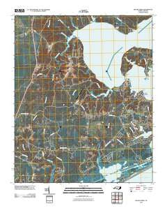 Sneads Ferry North Carolina Historical topographic map, 1:24000 scale, 7.5 X 7.5 Minute, Year 2010