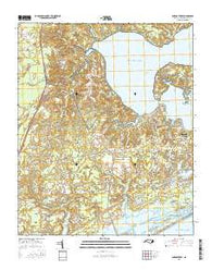 Sneads Ferry North Carolina Current topographic map, 1:24000 scale, 7.5 X 7.5 Minute, Year 2016