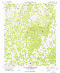 Snow Camp North Carolina Historical topographic map, 1:24000 scale, 7.5 X 7.5 Minute, Year 1978