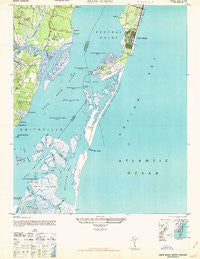 Snow Marsh North Carolina Historical topographic map, 1:24000 scale, 7.5 X 7.5 Minute, Year 1946