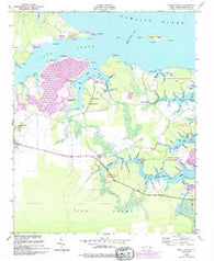 South Creek North Carolina Historical topographic map, 1:24000 scale, 7.5 X 7.5 Minute, Year 1950