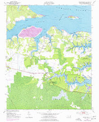 South Creek North Carolina Historical topographic map, 1:24000 scale, 7.5 X 7.5 Minute, Year 1950
