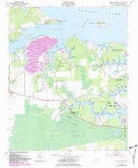 South Creek North Carolina Historical topographic map, 1:24000 scale, 7.5 X 7.5 Minute, Year 1950