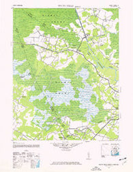 South Mills North Carolina Historical topographic map, 1:62500 scale, 15 X 15 Minute, Year 1940