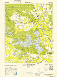 South Mills North Carolina Historical topographic map, 1:62500 scale, 15 X 15 Minute, Year 1952