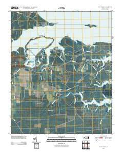 South Creek North Carolina Historical topographic map, 1:24000 scale, 7.5 X 7.5 Minute, Year 2010