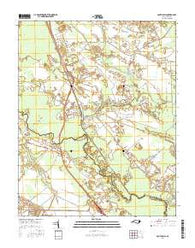 South Mills North Carolina Current topographic map, 1:24000 scale, 7.5 X 7.5 Minute, Year 2016