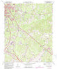 Southeast Durham North Carolina Historical topographic map, 1:24000 scale, 7.5 X 7.5 Minute, Year 1973