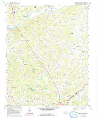 Southeast Eden North Carolina Historical topographic map, 1:24000 scale, 7.5 X 7.5 Minute, Year 1977