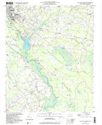 Southeast Lumberton North Carolina Historical topographic map, 1:24000 scale, 7.5 X 7.5 Minute, Year 1997