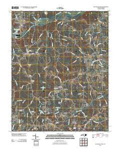 Southeast Eden North Carolina Historical topographic map, 1:24000 scale, 7.5 X 7.5 Minute, Year 2010