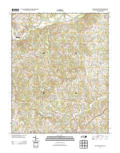 Southeast Eden North Carolina Historical topographic map, 1:24000 scale, 7.5 X 7.5 Minute, Year 2013